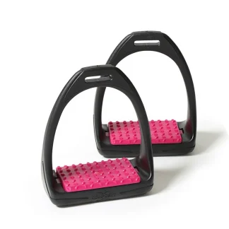 Compositi Premium Profile Stirrups Raspberry